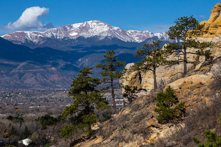 View of Rocky Mountains