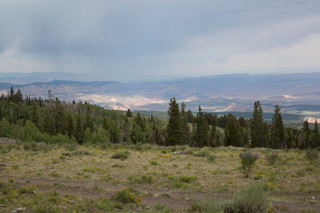 view of western valley