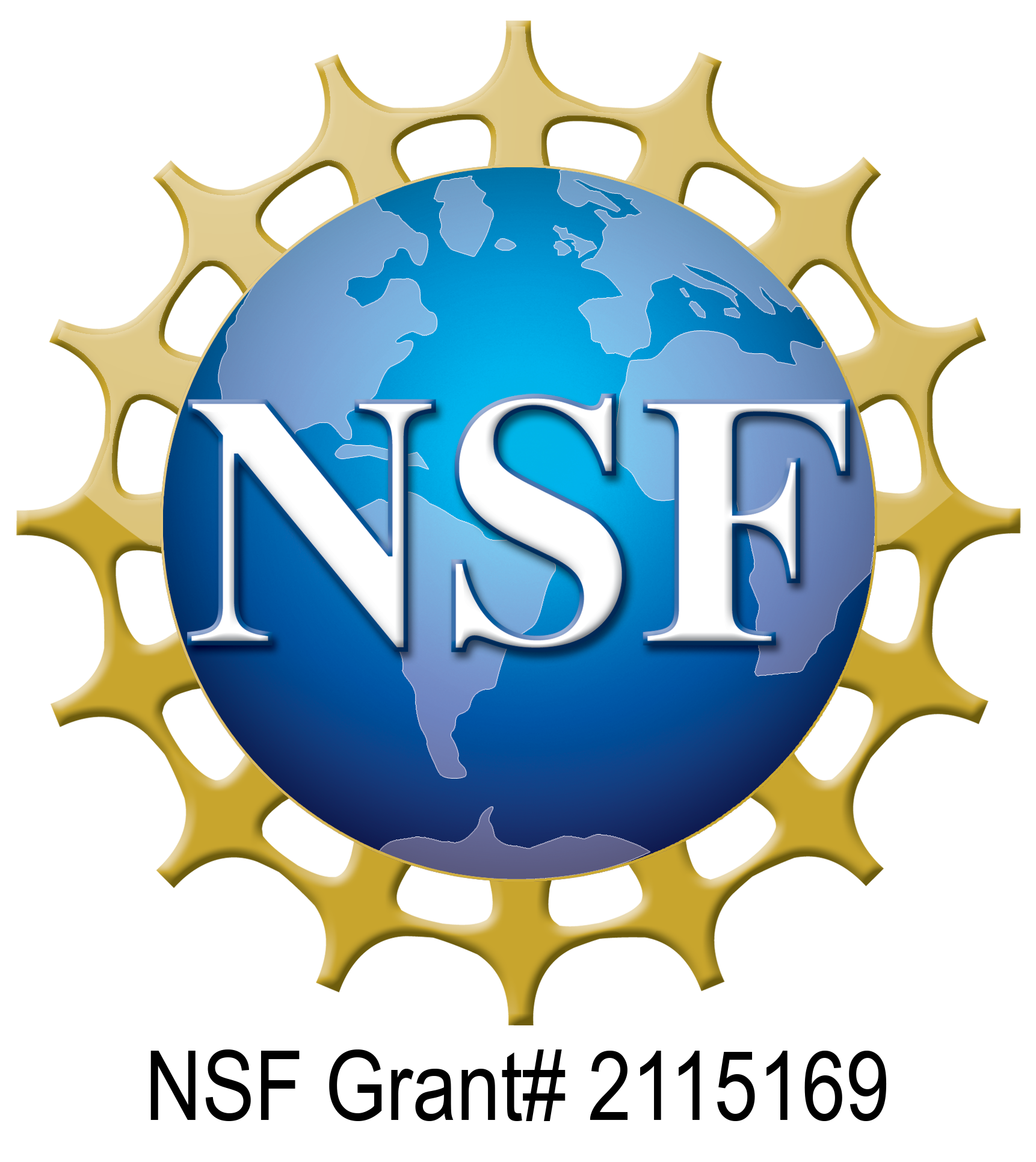 NSF Logo with Grant# 2115169